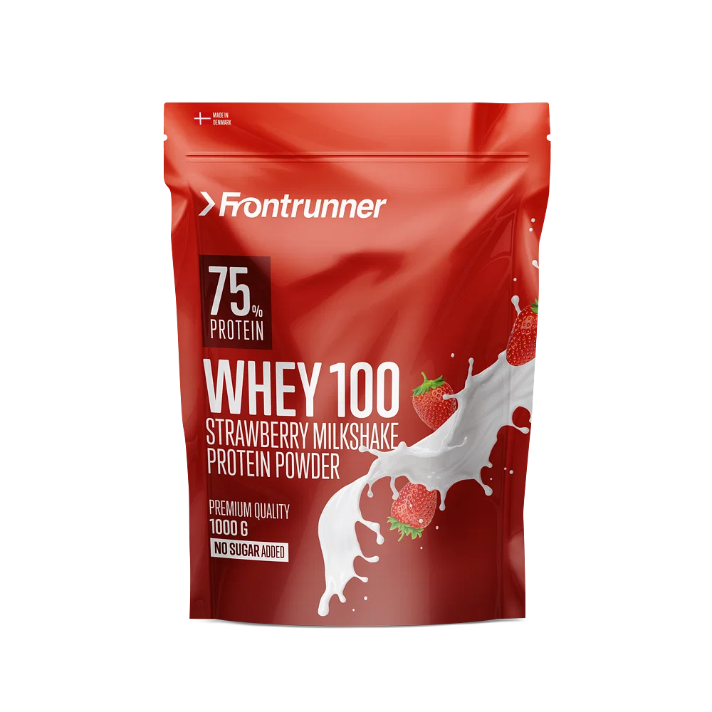Whey 100 Proteinpulver - Strawberry Milkshake 1kg